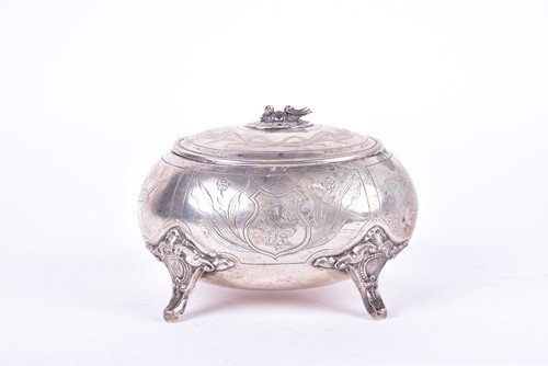 Lot 431 - A late 19th century Russian (84) silver ovoid...