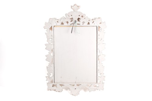 Lot 148 - A gilt-framed rectangular wall mirror, with...