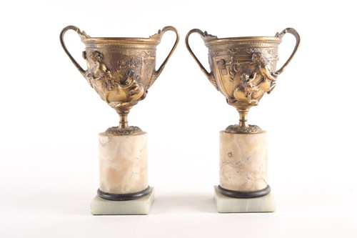 Lot 187 - A pair of 19th century continental Grand Tour...