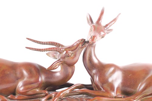 Lot 178 - Louis-Albert Carvin (1875-1951), a patinated...