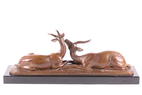 Lot 178 - Louis-Albert Carvin (1875-1951), a patinated...