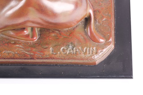 Lot 178 - Louis-Albert Carvin (1875-1951), a patinated...