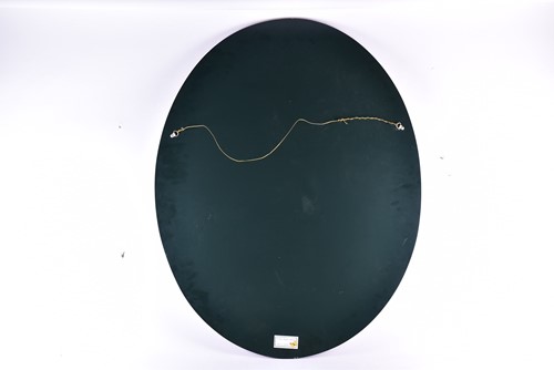 Lot 256 - Susan Shepherd, an oval wall hanging with a...