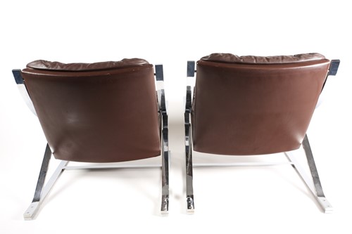 Lot 139 - A pair of vintage "Zeta" lounge chairs...