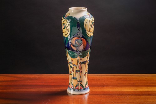 Lot 150 - A Moorcroft tall vase of inverted baluster...