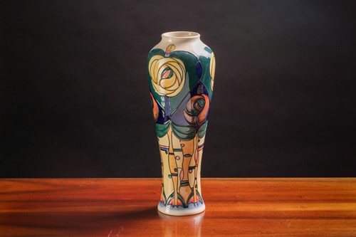Lot 150 - A Moorcroft tall vase of inverted baluster...