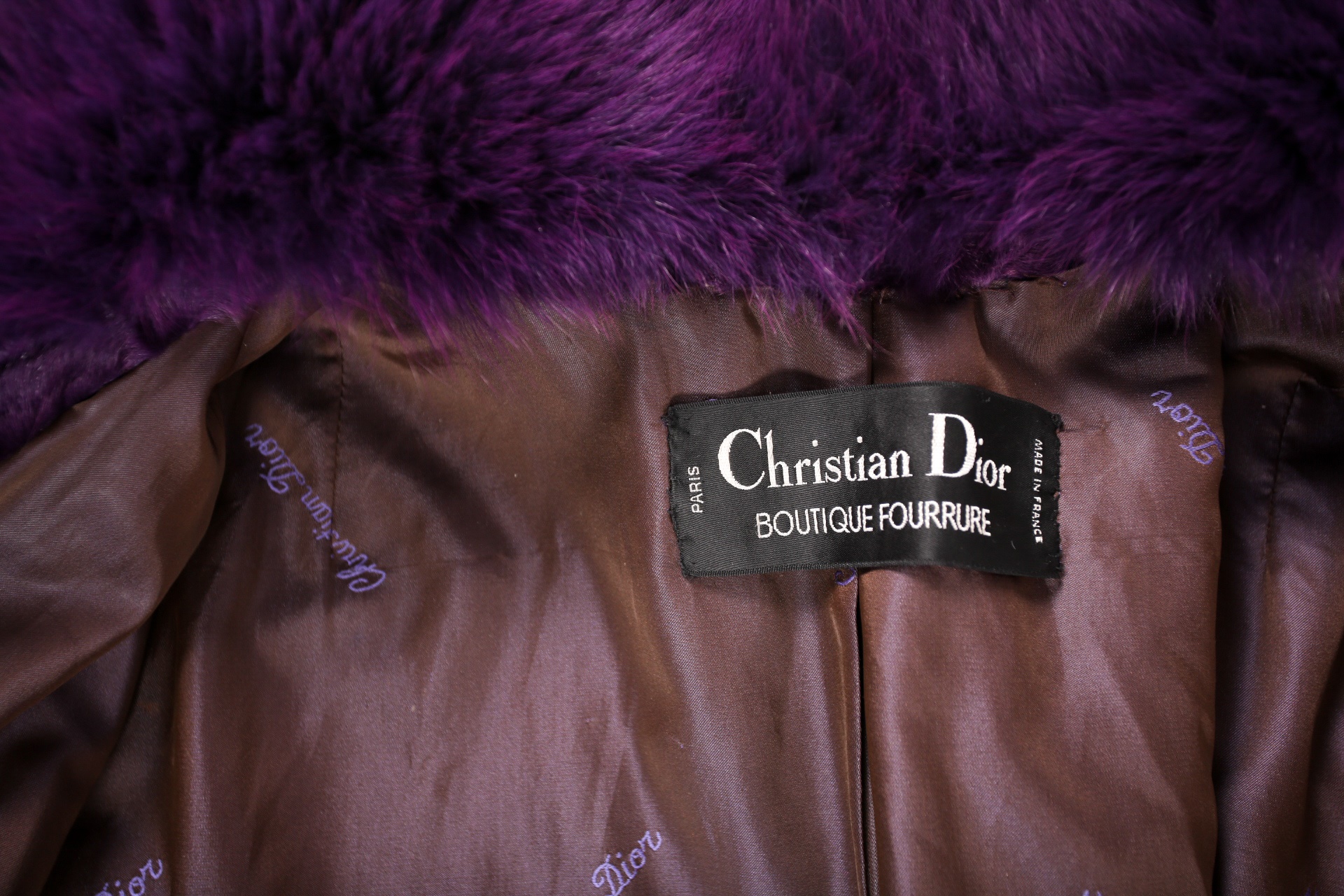 Christian dior boutique fourrure best sale