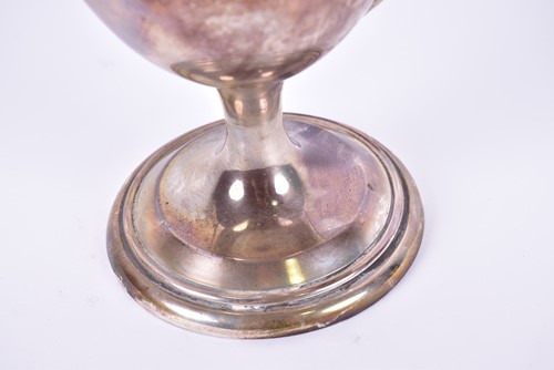 Lot 419 - A 1920s silver two-handled trophy cup and...