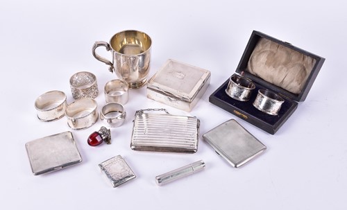 Lot 413 - A heavy Victorian silver presentation tankard...