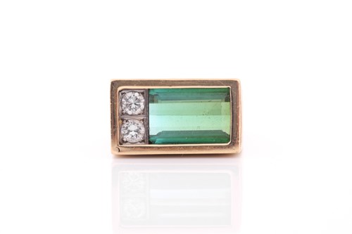 Lot 10 - Andrew Grima. An 18ct yellow gold, tourmaline,...