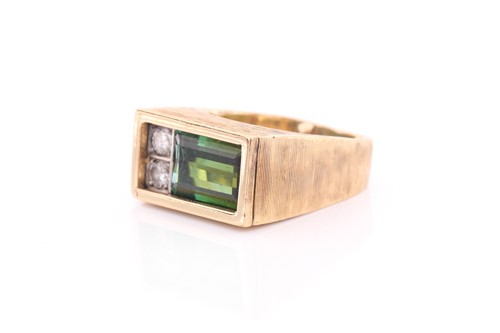 Lot 10 - Andrew Grima. An 18ct yellow gold, tourmaline,...