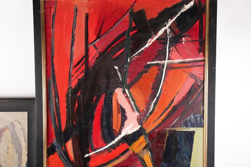 Lot 20 - Diana Lindsay (20th century), two abstract...