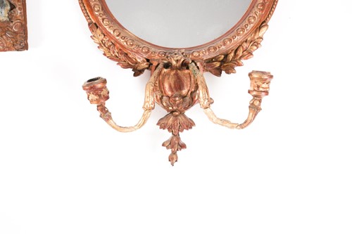 Lot 105 - A Victorian carved wood and gilt gesso...