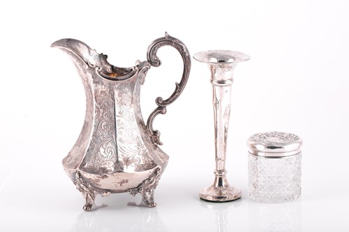 Lot 341 - A Victorian silver milk jug. London 1850...
