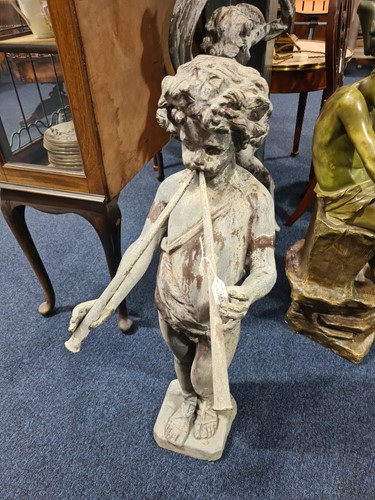 Lot 177 - An early 20th cast lead garden statue of a...