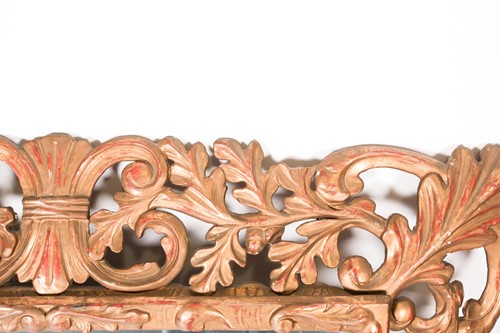 Lot 104 - A 19th century Florentine carved, pierced and...
