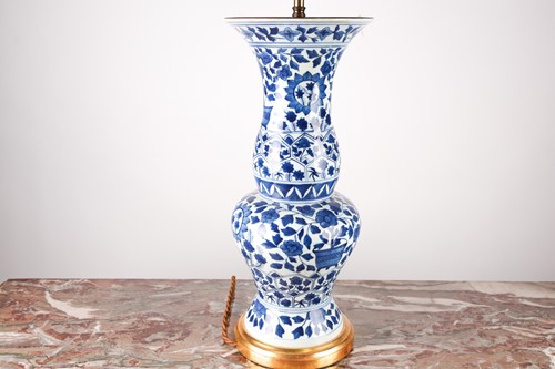 Lot 191 - A modern Oriental blue and white porcelain...
