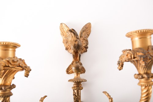 Lot 195 - A pair of early 19th century style ormolu two...
