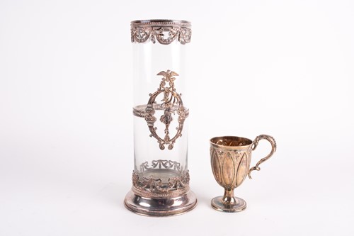 Lot 292 - A Victorian silver pedestal cup.Birmingham...