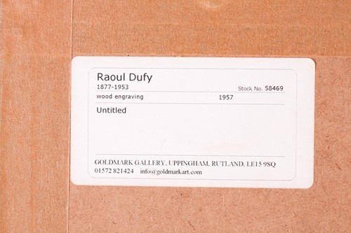Lot 57 - Raoul Dufy (1877-1953), figures watching a...