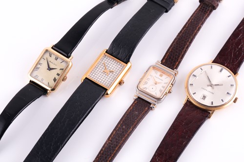 Lot 582 - A group of four ladies wristwatches, including...