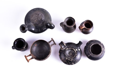 Lot 235 - A group antiquities, 4th century BC and later,...