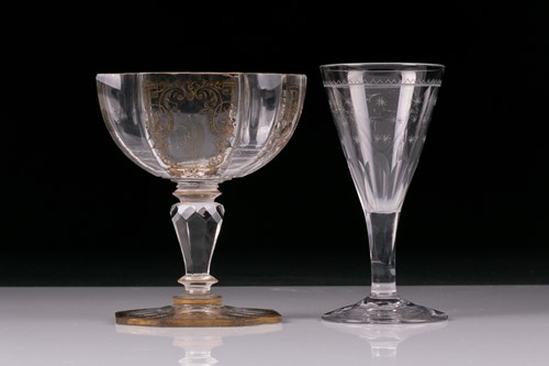 Lot 294 - A Lobmeyr glass sundae dish, 19th century,...