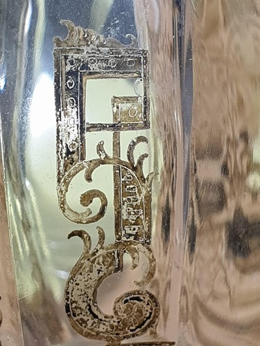 Lot 294 - A Lobmeyr glass sundae dish, 19th century,...