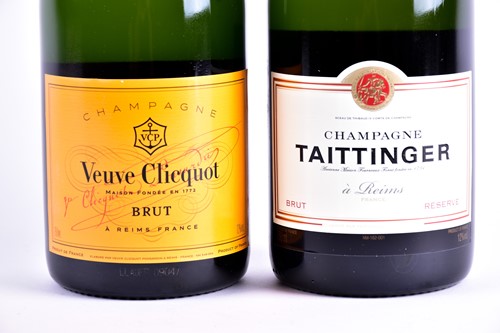 Lot 304 - Two boxed bottles of Champagne: Veuve Clicquot...