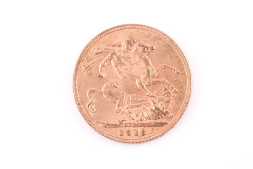 Lot 281 - A George V full sovereign, dated 1913.