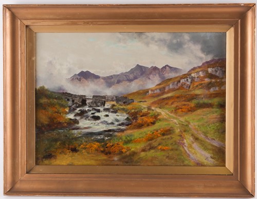 Lot 85 - Alfred Oliver (1868-1944), a view of Snowdonia,...