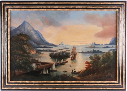 Lot 57 - 20th century school, a large oil on canvas,...