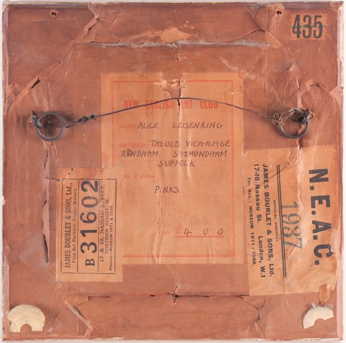 Lot 2 - Alice Leisenring (20th century), 'Pinks', a...