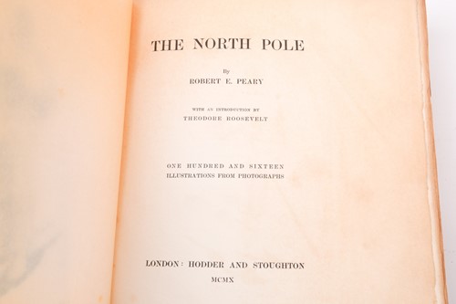 Lot 34 - Peary (Robert E.), The North Pole, London:...