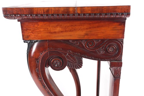 Lot 150 - A 19th century Empire style figured mahogany...