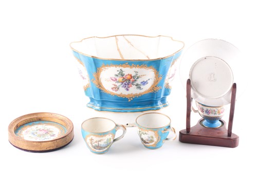 Lot 26 - A collection of 18th century and later Sevres...