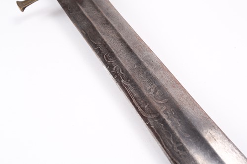 Lot 353 - A 19th century Sudanese Kaskara sword, with...