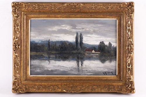 Lot 19 - Marcel Masson (1911-1988), a cottage and lake...