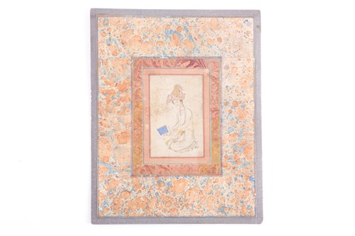 Lot 176 - A Mughal school watercolour study of a young...
