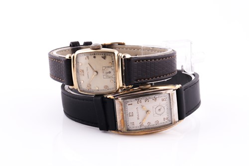 Lot 607 - Two vintage wristwatches, including a Hamilton...