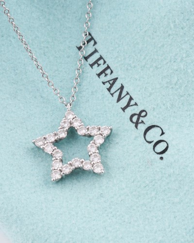 Lot 275 - Tiffany & Co. A platinum and diamond...
