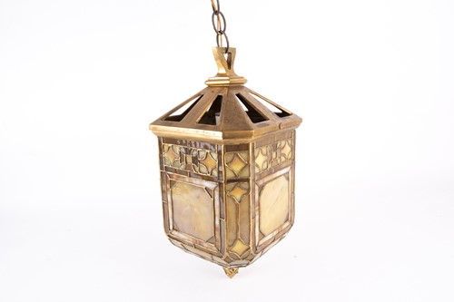 Lot 251 - An early to mid-20th century brass ceiling...
