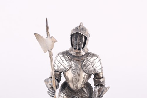 Lot 594 - A 20th-century Italian silver (800) figure of...