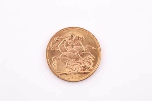 Lot 485 - A George V full sovereign, dated 1912.