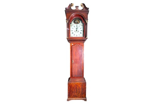 Lot 268 - A late 18th century 8-day longcase clock. The...