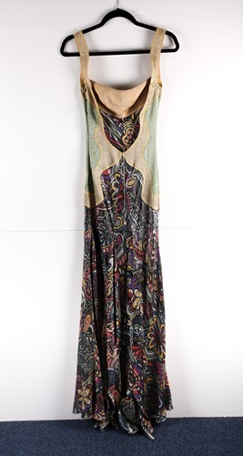 Lot 498 - A Missoni lady's polyester evening dress, the...