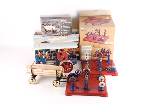 Lot 311 - A boxed Wilesco Dampftraktor live steam...