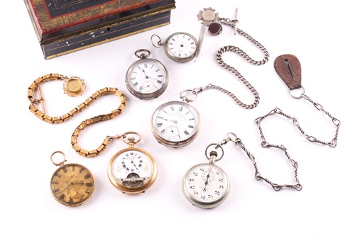 Lot 741 - A collection of pocket watches comprising of...