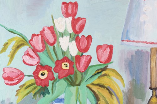 Lot 25 - Marinela Marin (contemporary), 'Tulips in a...