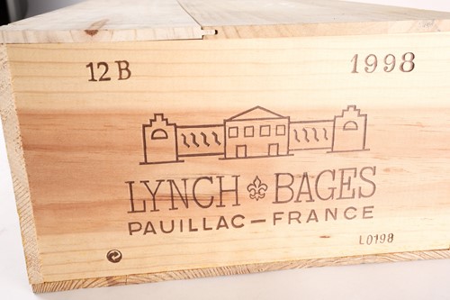 Lot 295 - Chateau Lynch Bages, Pauillac 1998, twelve...